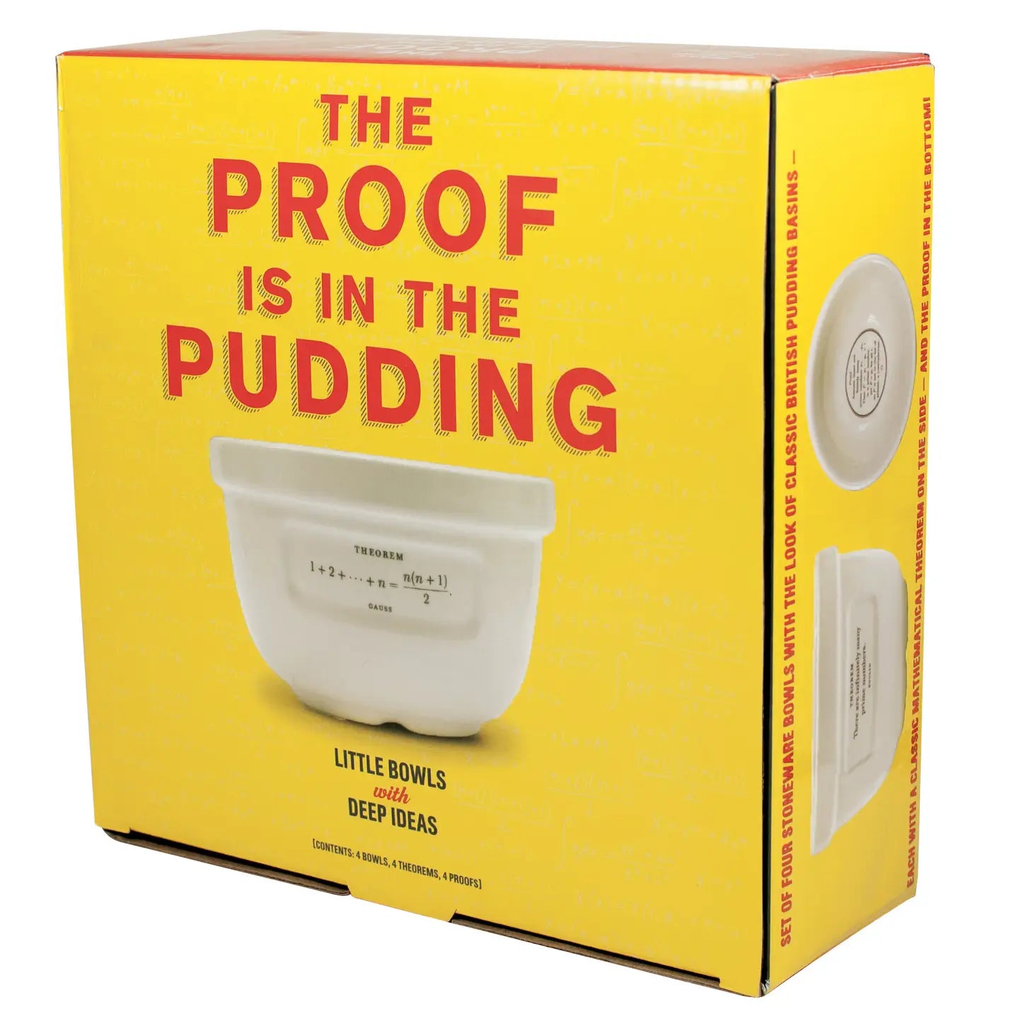 Proof is in the Pudding Bowls-Set of 4