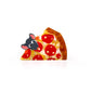 Pizza Rat Hair Claw Clip