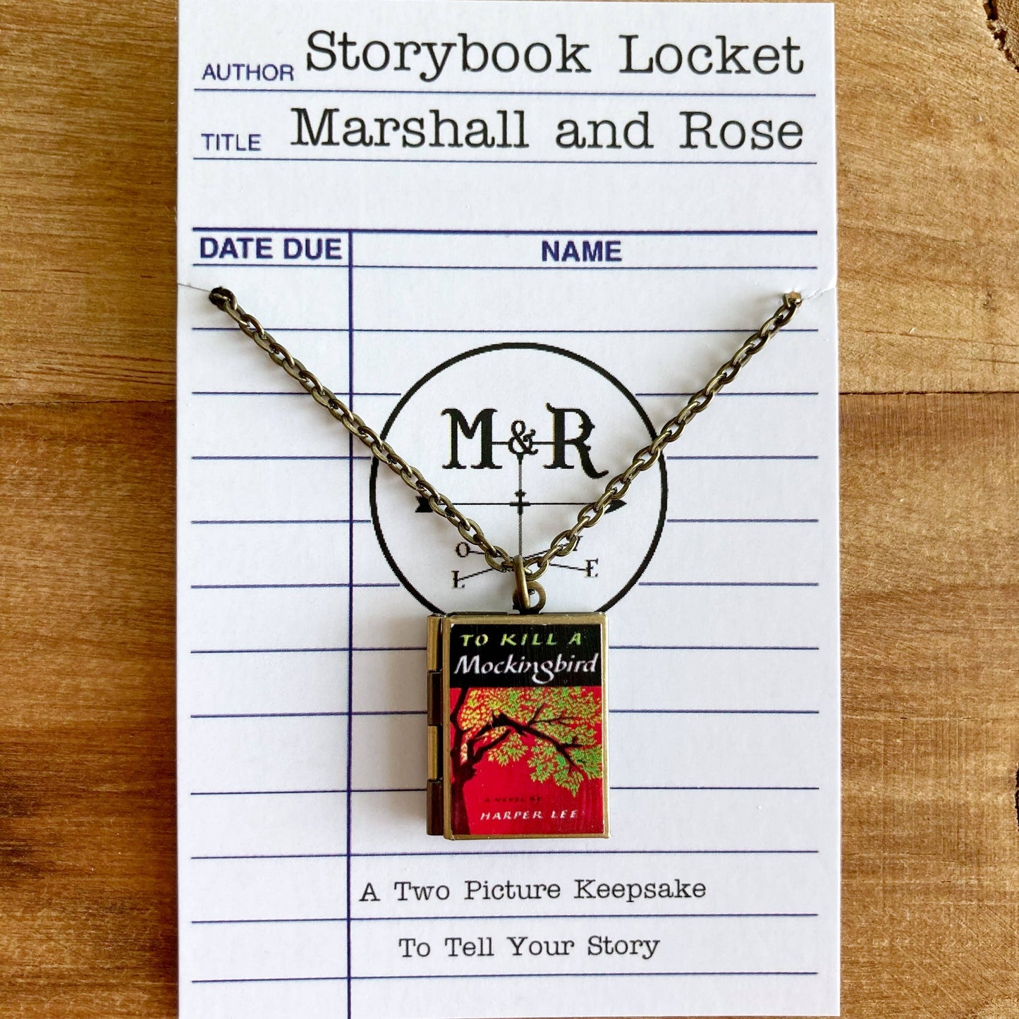 To Kill a Mockingbird Book Locket