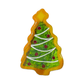 Midi Christmas Tree Cookie Hair Claw Clip