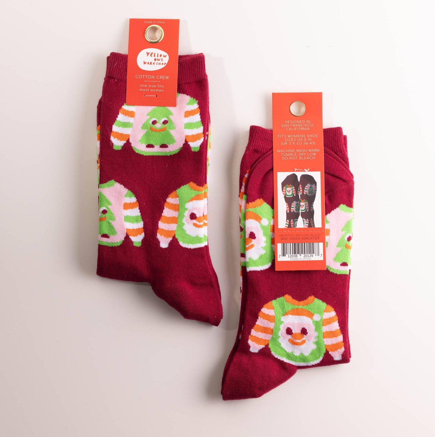 Christmas Sweaters Socks - Women's Christmas Sweater Socks