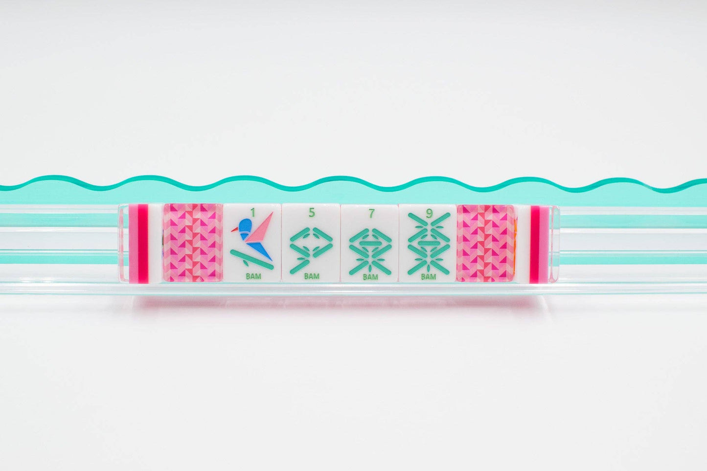 Crystal Prism Pink | Mahjong with Bold Angles and Vibrant Vibes |