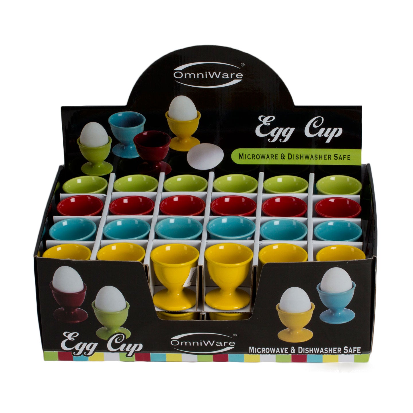 Bright Colored Egg Cups