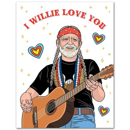 I Willie Love You Valentine's Day Love Card