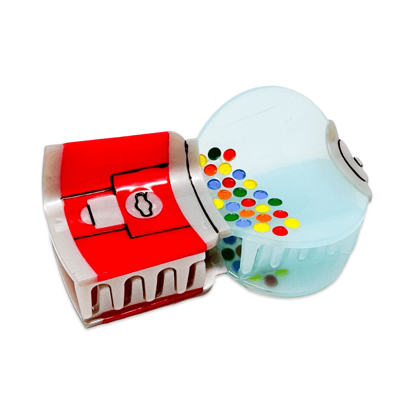 Large Gumball Machine Hair Claw Clip