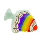 Large Rainbow Jello Cake Hair Claw Clip