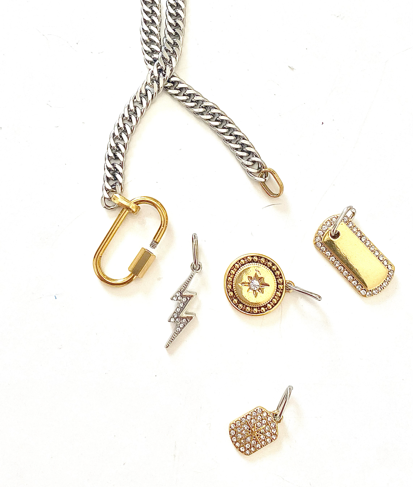 Carabiner Charm Amulet Necklace