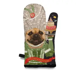 Frenchie French Bulldog -Marie Antoinette Eat Cake Oven Mitt