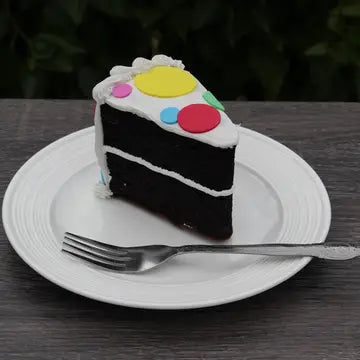 Fake Slice of Polka Dot Cake