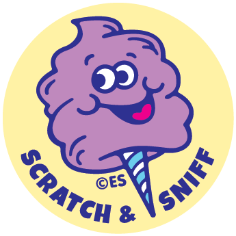 Cotton Candy Scratch & Sniff Stickers