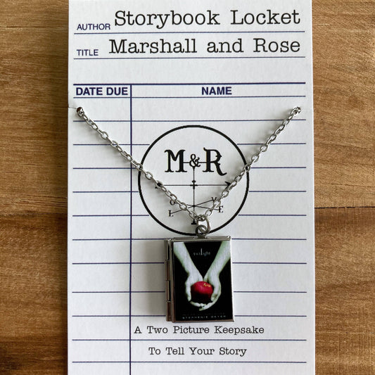 Twilight Book Locket Necklace