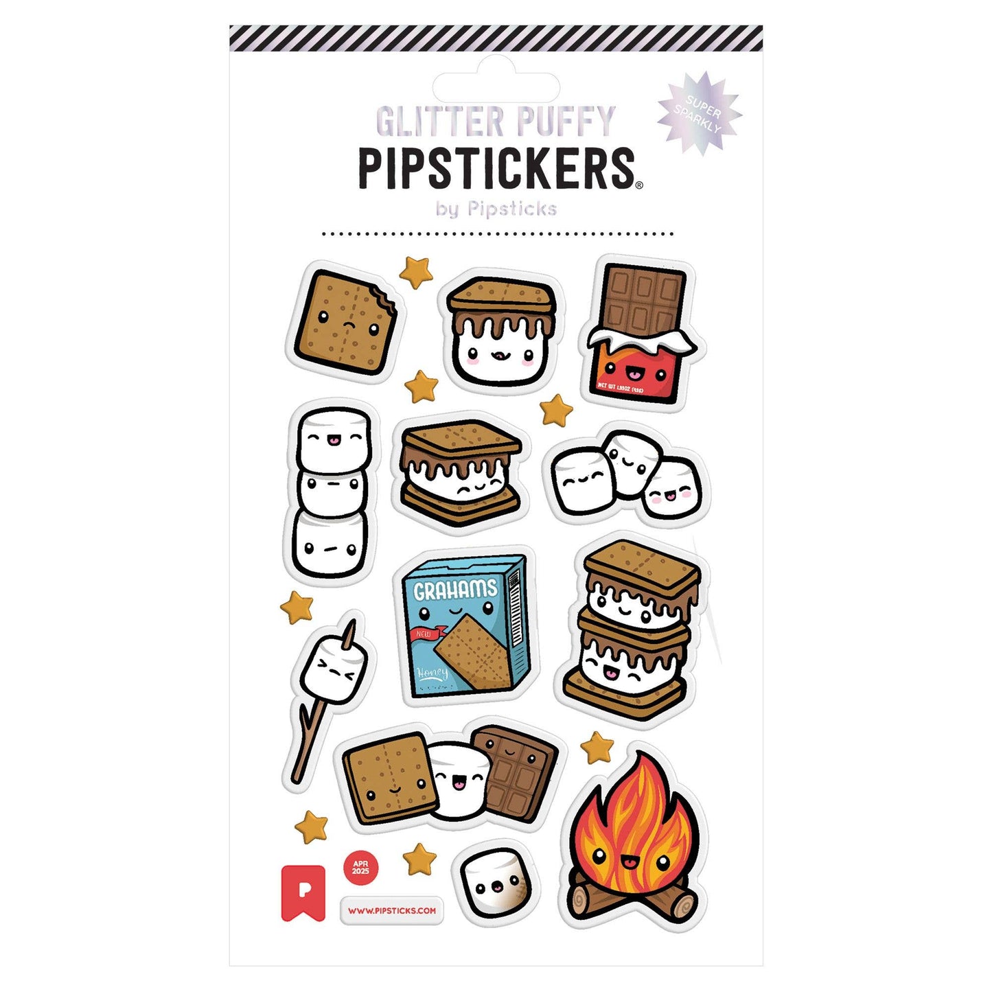 Puffy Smore Love Stickers