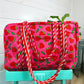 Strawberry Quilted Duffle Bag