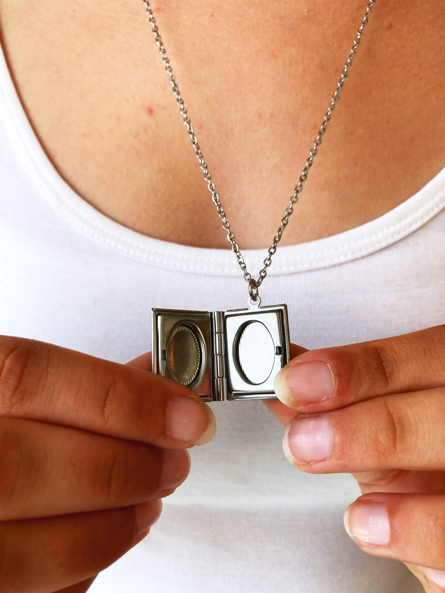 Book Locket Beetlejuice Necklace