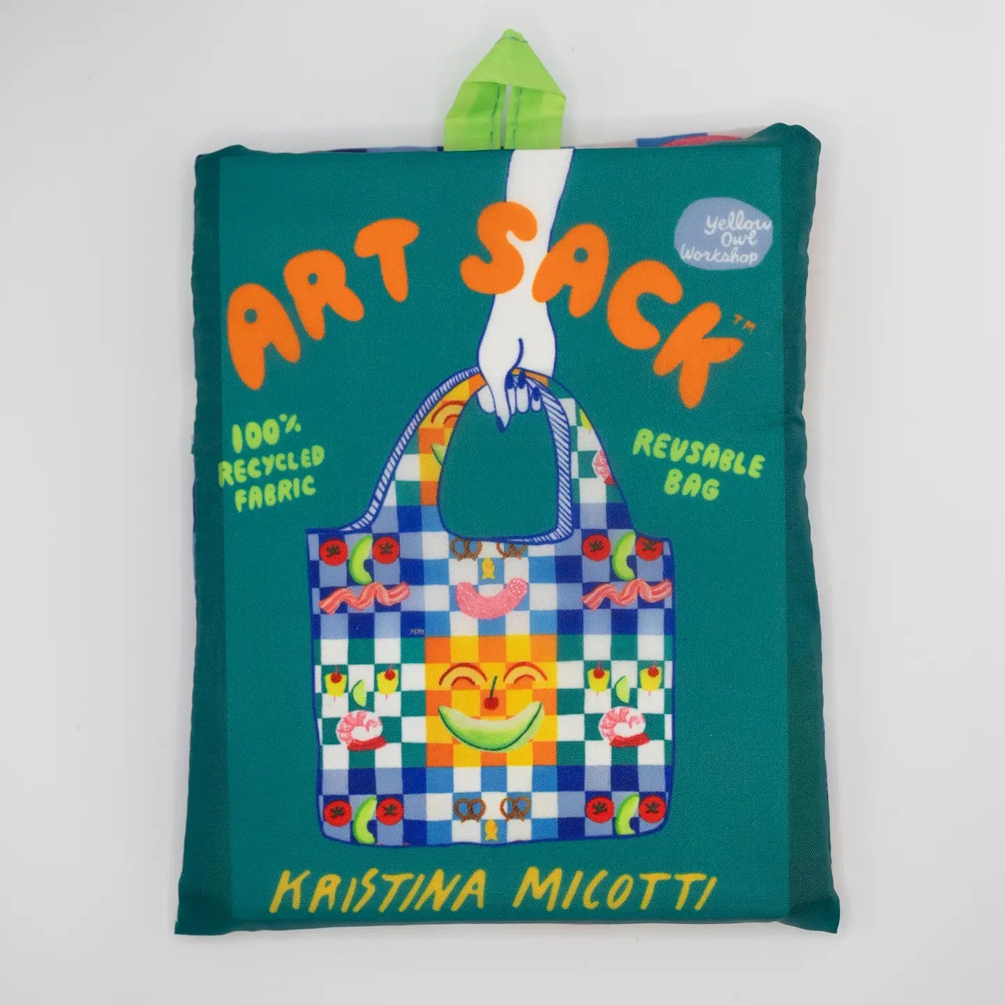 Yellow Owl Art Sacks