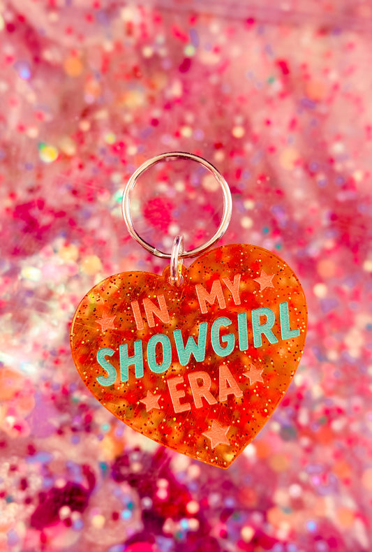 In My Showgirl Era - Taylor Swift - Laser Engraved Keychain
