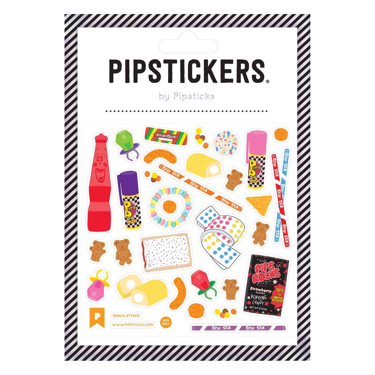 Snack Attack Stickers