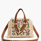 Temur Leopard Fringed Tote