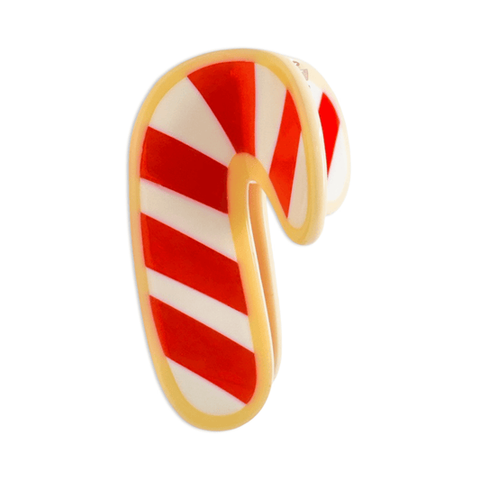 Midi Candy Cane Cookie Hair Claw Clip