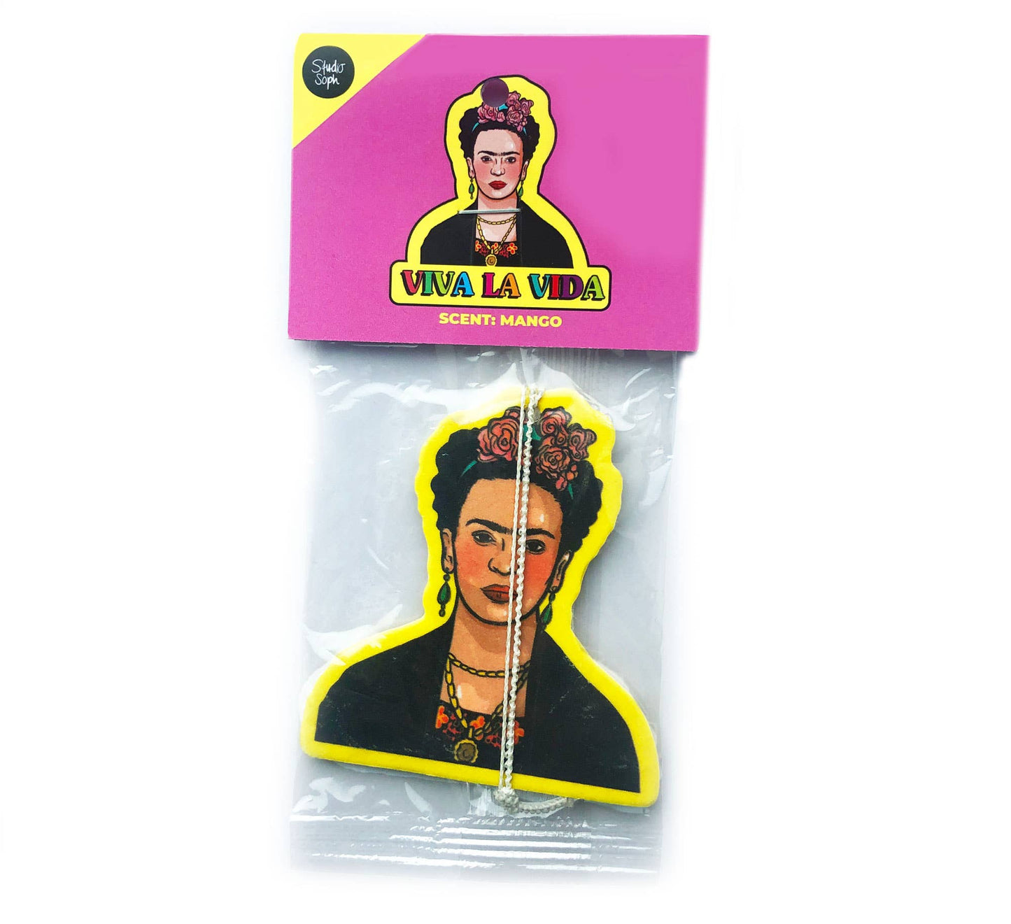 Frida Kahlo Viva La Vida Mango Air Freshener