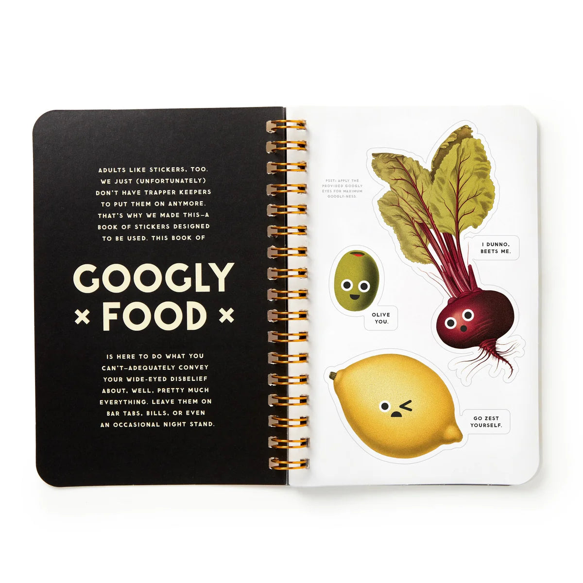 Googly Food Sticker Book