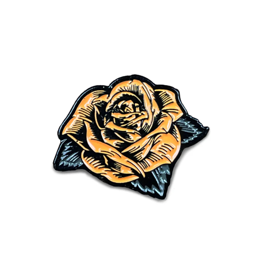 The Halloween Rose Cap Pin Cap Pin by Boston Scally Co.