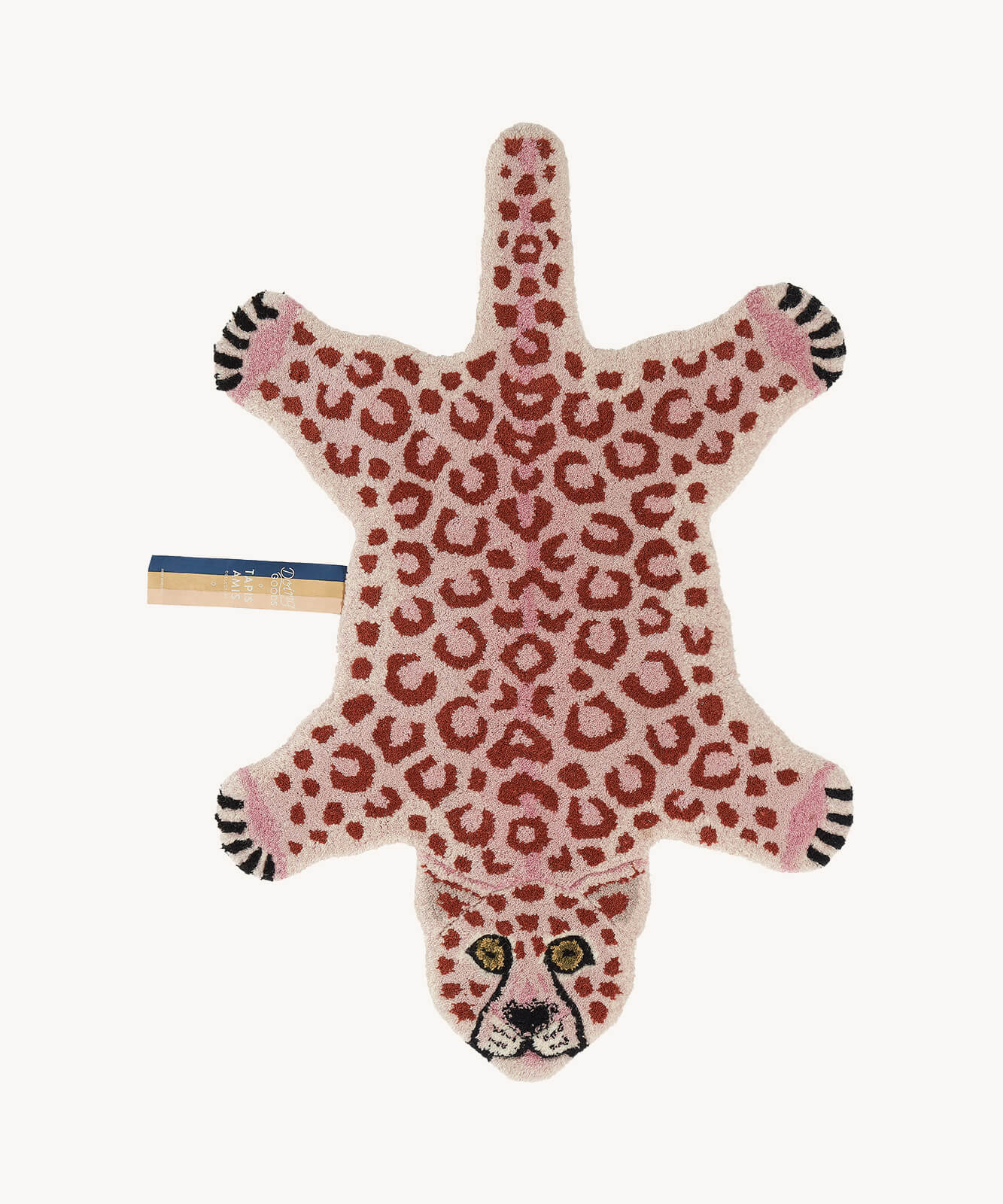 Small Pinky Leopard Rug