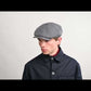 The Loden Wool "Brooklyn" Newsboy - Black by Laird Hatters