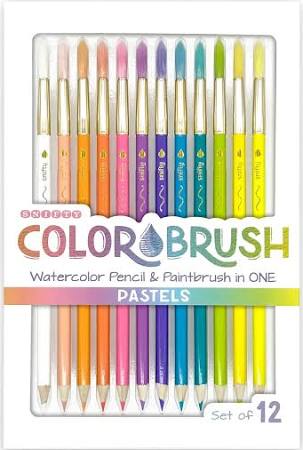 Colorbrush Pastel Watercolor Pencil & Paintbrush in One Set