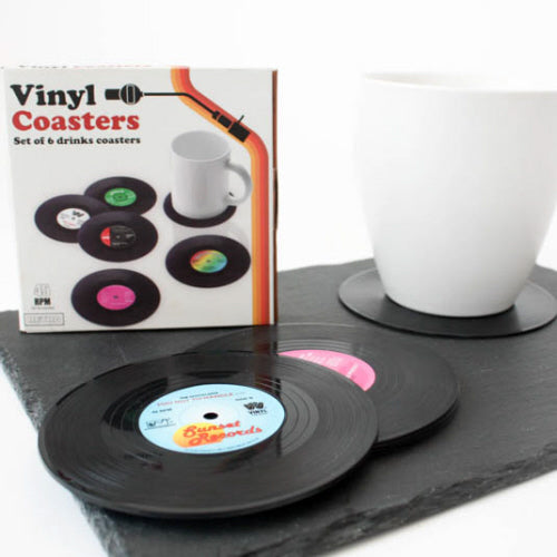 Vinyl Record Coasters