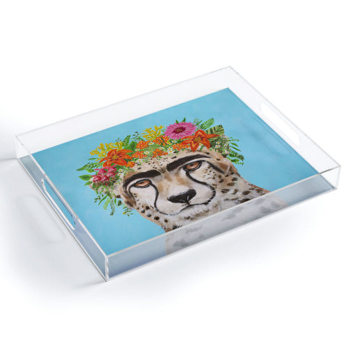 Coco de Paris Frida Kahlo Cheetah ACRYLIC TRAY