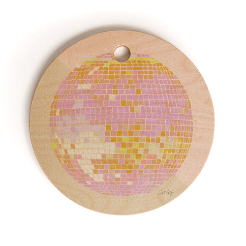 Disco Ball Round Cutting Board