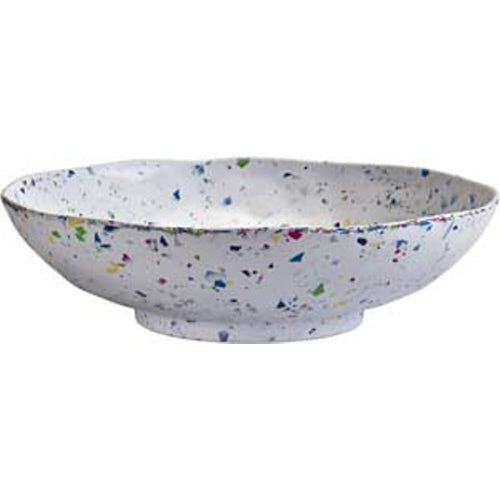 Rainbow Terrazzo Round 12" Serving Bowl