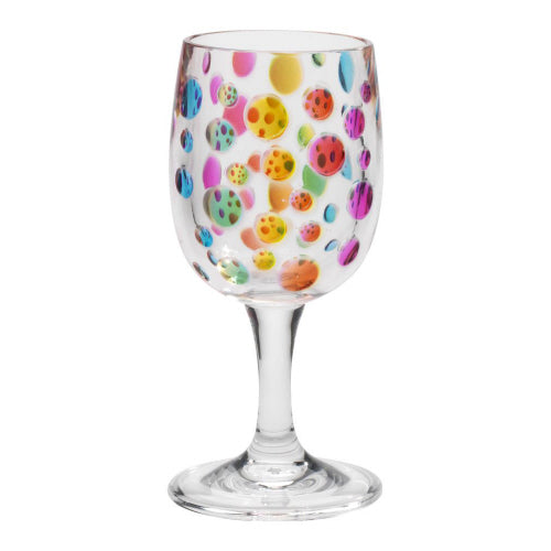 Satin Pearl 8oz Wine Rainbow Tumbler