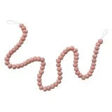 Handmade Wool Felt Ball Garland, Pink